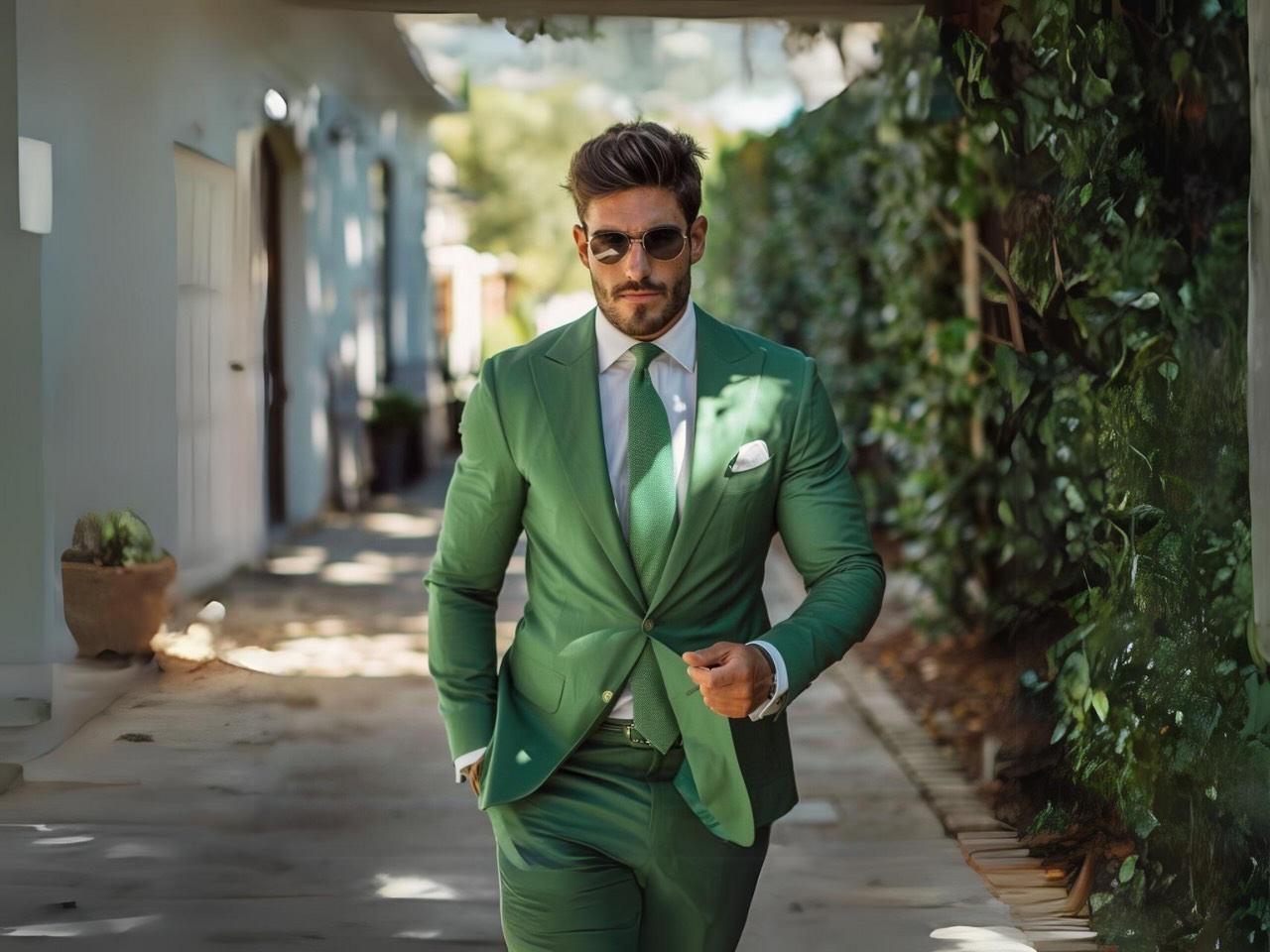 Hochzeitsanzug grün Hochzeitsanzug grün